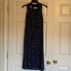 Adorable navy halter dress
